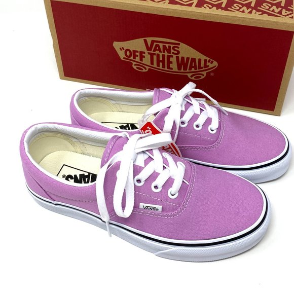 🌸 Sale 🌸 VANS Era Orchid Canvas White Sneakers Women's Sizes VN0A54F13SQ - Picture 8 of 10